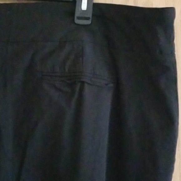 Hilary Radley Black Pull On Straight Leg Pant 22W - Picture 3 of 4
